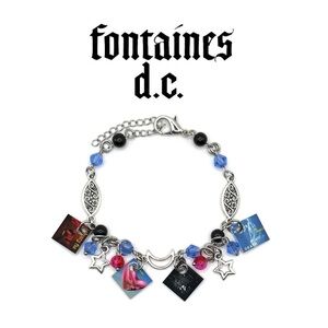 Fontaines DC Indie Music Miniature Album Charm Bracelet